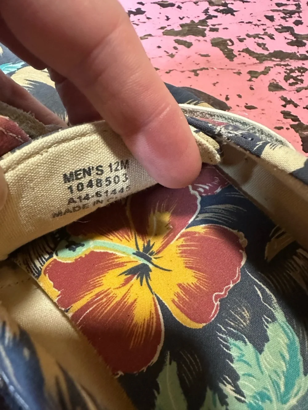 SPERRY TOP SIDER Men’s Tropical Print boat shoes sz 12 - Picture 7 of 7